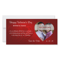 Romantic Valentine's Day - Save the Date Photocard Photo Cards