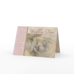 Romantic Vintage Wedding Rose Cards