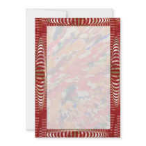 Romantic Wave Skyline n Decorative Border Invitations