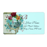 ROMANTICA  3 MONOGRAM blue labels