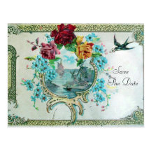 ROMANTICA 3 SAVE THE DATE POST CARDS