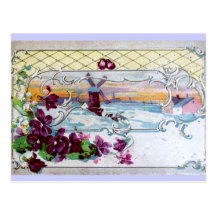 ROMANTICA 4 CARTES POSTALES