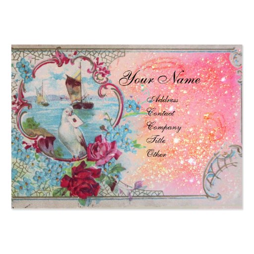 ROMANTICA MONOGRAM 3 BUSINESS CARDS