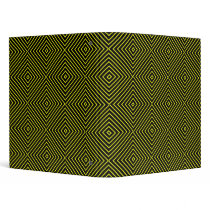 rombos yellow 3 ring binders