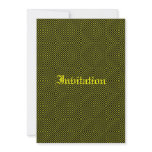 rombos yellow, Invitation