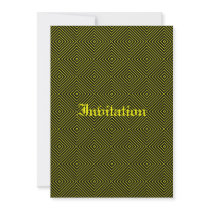 rombos yellow, Invitation
