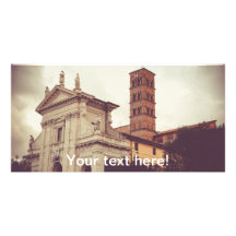 Rome architecture photo card template