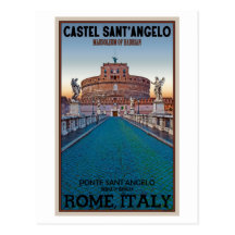 Rome - Castel Sant'Angelo Postcards