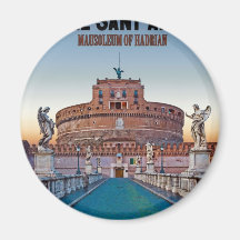 Rome - Castel Sant'Angelo Refrigerator Magnet