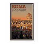 Rome - Colosseum and the Moon Post Card