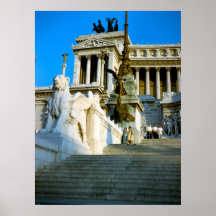 Rome, commémoratif à Vittorio Emanuele II Posters
