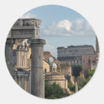 Rome - Forum Colosseum View Round Sticker