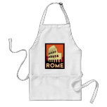 rome italy coliseum europe vintage retro travel aprons