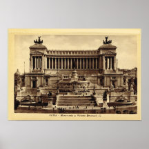 Rome, monument à Victor Emanuel II Posters