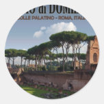 Rome - Palace of Domitian - The Stadium Round Sticker