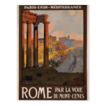 Rome through the Mont-Cenis postcards