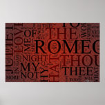 Romeo and Juliet (Red) Poster posters
