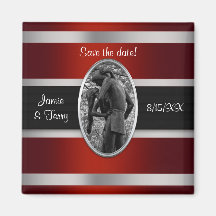 Romeo & Juliet, Central Park NYC Save the Date Refrigerator Magnets