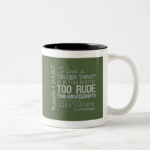Romeo & Juliet Love Quote Mugs