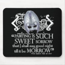 Romeo & Juliet Quote Mousepads