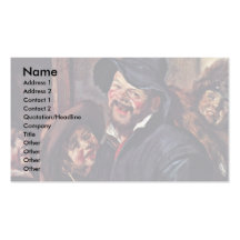 Rommelpot Player By Hals Frans Business Card Templates
