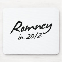 ROMNEY 2012 Autograph Mouse Pad