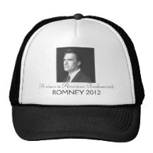 Romney 2012 mesh hat