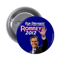 Romney 2012 pinback buttons