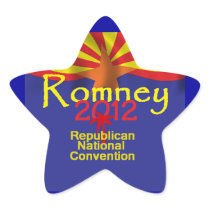 Romney ARIZONA Star Stickers