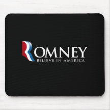 Romney - Believe in America - Mouse Pads