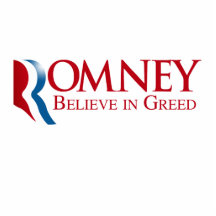 Romney -  Believe in Greed Photo Cut Out
