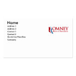 Romney - croyez au Mormonism Cartes De Visite Personnelles