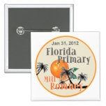 Romney Florida Pinback Buttons