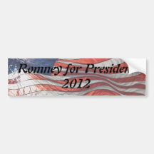 Romney For President 2012 Bumper Sticker