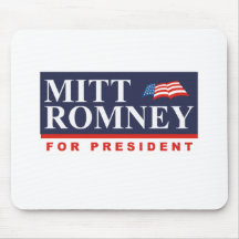 ROMNEY FOR PRESIDENT (Banner) Mouse Pad