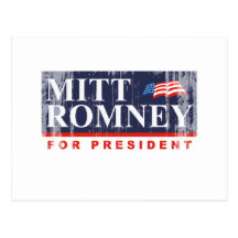 ROMNEY FOR PRESIDENT (Banner) Post Card