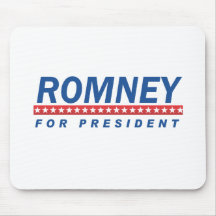 ROMNEY FOR PRESIDENT (Blue) Mouse Pad