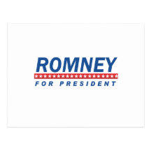 ROMNEY FOR PRESIDENT (Blue) Postcards