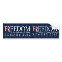 Romney Freedom Car Decal 2/Sheet