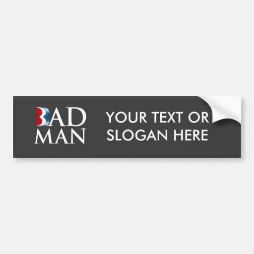 Romney is a Bad Man.png Bumper Stickers