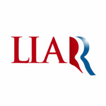 Romney is a Liar Photo Cut Outs