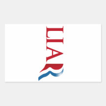 Romney is a Liar Rectangular Stickers