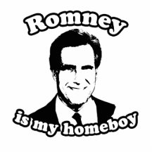 ROMNEY IS MY HOMEBOY PHOTO SCULPTURE