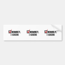 Romney, je devine adhésifs pour voiture