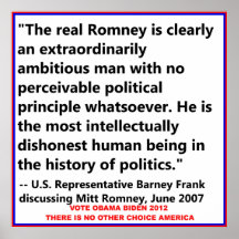 Romney, le plus mauvais politicien jamais par le c affiche