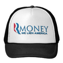 Romney Money hat satire