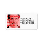 Romney Quote - I like being able to fire people Address Label