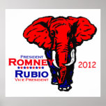Romney Rubio 2012 POSTER Print