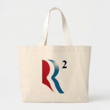 Romney & Ryan 2012 - "R squared" Canvas Bags