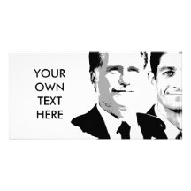 ROMNEY RYAN BUST.png Custom Photo Card